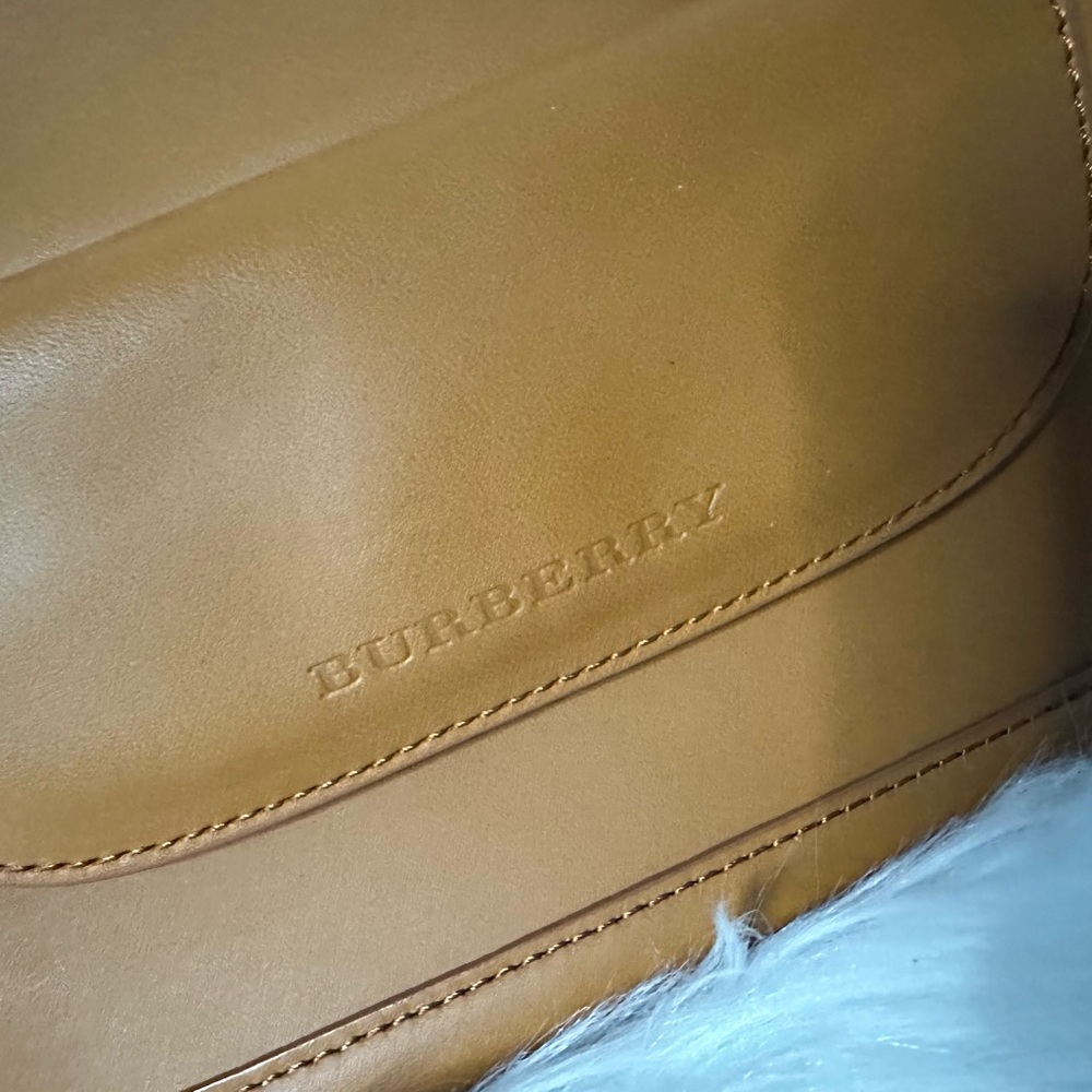 Authentic Burberry Small Leather Handbag - Picture 10 of 10